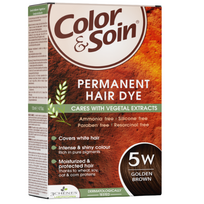 Ilgalaikiai plaukų dažai COLOR & SOIN, auksinė ruda (5W), 135 ml (-25% perkant 2 vnt.)