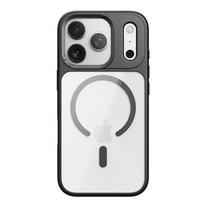 Rock Guard Series Magnetic dėklas skirtas Apple iPhone 17 Pro Max skaidrus-juodos spalvos