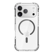 Rock Crystal Clear Magnetic Series dėklas skirtas Apple iPhone 17 Pro Max skaidrus-juodos spalvos