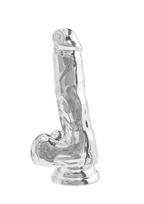 Skaidrus dildo Toy joy, 16 cm