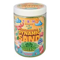 Kinetinis smėlis Tuban TU3555, 1 kg, žalias