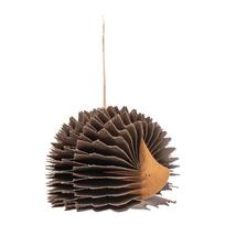 Iš popieriaus rankų darbo eglutės papuošimas 10 cm Honeycomb Hedgehog – Sass & Belle