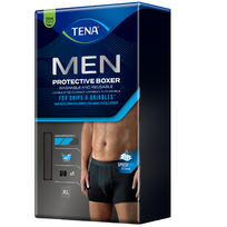 Vyriškos apsauginės kelnaitės TENA MEN PROTECTIVE BOXER BLACK, XL dydis, 1 vnt (-45% perkant 2 vnt.)