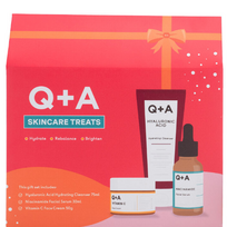Veido priežiūros priemonių rinkinys Q+A SKINCARE TREATS (Dabar -14%)