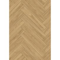 Mexen Cape Coral  vinilinės plokštės eglutės rašto 635 x 127 mm SPC 6,5 mm pagrindas 1,5 mm, 4 V-išpjovos, Ąžuolas