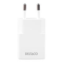 USB-C įkroviklis DELTACO, 1x USB-C PD 30 W, plonas, PPS, baltas / USBC-AC156 / 1903268