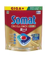 Indaplovių kapsulės "SOMAT EXCELLENCE Premium 5in1" 65vnt.