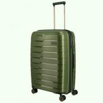 Vidutinis plastikinis lagaminas Travelite Air Base V Žalias (Olive)