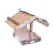 Esschert Design medinė sieninė paukščių lesyklėlė, 24,5 cm aukščio