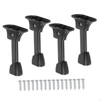 4 Pieces Folding Table Legs Bed Laptop Desk Feet Furniture Accessories DIY 10cm