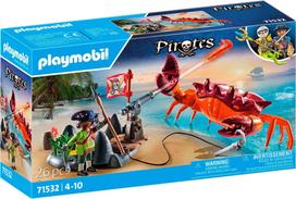 Playmobil Figures set Pirates 71532 Walka z ogromnym krabem