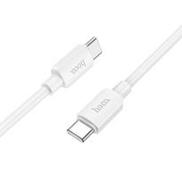 USB C į USB C laidas Hoco 3A 60W 1 m X96 baltas
