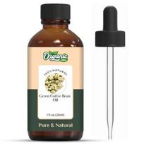 Ekologiškas žalių kavos pupelių Zing (Arabinis kavamedis.) Aliejus | Grynas ir natūralus bazinis aliejus odos, plaukų priežiūrai ir masažui - 30ml/1 fl oz