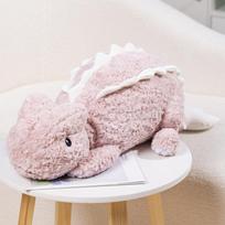 70/90CM Imituotas Ankilozauras Pliušiniai Žaislai Mielos Dinozaurų Lėlės Pagalvė Kūrybingas Kimštas Minkštas Vaikams Berniukams Gimtadienio Dekoracija Dovanos 70cm rožinė