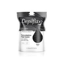 Depilflax 100 lankstus žemos lydymosi temperatūros epiliacijos vaškas pearl negra black 1000 g