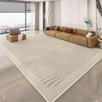 WTEMPO Svetainės Kilimas Sofos Grindų Kilimėlis Miegamojo Lovos Šoninis Kavos Staliukas Neslystantis Kilimas 200×300cm white