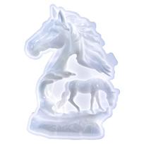 Stylish Silicone Mold Horse Sculptures Casting Mould Horse Statue Decoration Making Molds Handmade Ornament Gifts skaidri