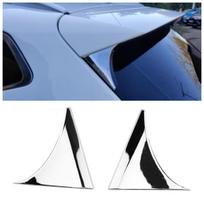 ABS chromuotos automobilio galinio lango bagažinės spoilerio apdailos dangtelis, tinkantis Nissan Qashqai J11 2014 2015 2016 2017 2018, stiliaus sidabras