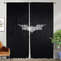 B-Batmanes Tiulis Miegamojo Pertvarai Svetainės Užuolaidos Elegantiškos Kambario Užuolaidos 2 Vnt. Atspalviai Helovino Dekoracija Virtuvė W50xH70cmx2pcs-CL