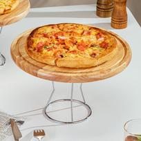 Picos skardos stovas, torto apvalus stalviršio vitrinos stovas, maisto padėklas vaisiams 12 inch