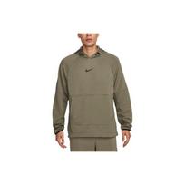 Nike Dri-Fit Fleece sportinis džemperis su gobtuvu ir logotipu, ilgomis rankovėmis, vyriškas, žalias DV9821-222 M