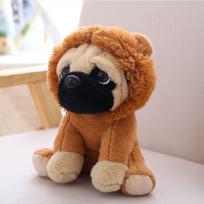 20CM Stuffed Simulation Dogs Plush Sharpei Pug Lovely Puppy Pet Toy Plush Animal Toy Birthday Christmas Gifts 20cm