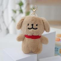MINISO Mielas Maltos šuo Pliušinis žaislas Minkštas kimštas gyvūnas Lėlė Animacinis šuniukas Vaikams Berniukams Mergaitėms Gimtadienio dovanos Raktų dekoracija raktų pakabukas