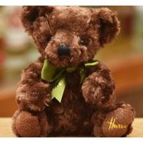 Bear plush toy hug bear doll teddy bear doll girl birthday gift wedding grab doll Sitting height 20cm šviesiai ruda spalva