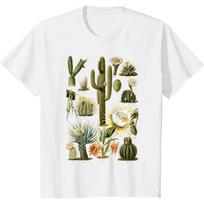 Cactus Succulent Plants Retro Vintage Cacti Botany Botanical T-Shirt Unisex  Graphic T Shirts Streetwear S balta