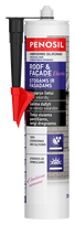 Silikoninis hermetikas PENOSIL Roof & Facade Elastic juodas, 290 ml