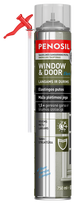 PENOSIL Window & Door elastingos šiaudelinės sandarinimo putos  750 ml
