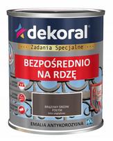 Dekoral, emalis antikorozinis | 0,65 ltr, vidutiniškai ,rudas (braz,sredn,) RAL 8016