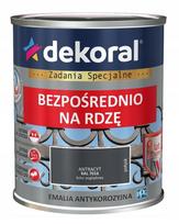 Dekoral, emalis antikorozinis | 0,65 ltr, antracitas, blizgus RAL 7016