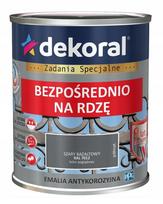 Dekoral, emalis antikorozinis | 0,65 ltr, bazaltinis, pusiau matinis RAL 7012