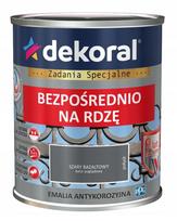 Dekoral, emalis antikorozinis | 0,65 ltr, bazaltinis, blizgus RAL 7012