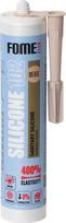 Silikoninis hermetikas, smelinis, FOME FLEX SANITARY SILICON 102,310ml