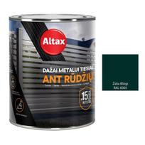 Dažai metalui ALTAX, žalia, blizgi, RAL 6005, 0,75 l,