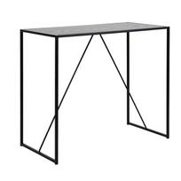 Baro stalas SEAFORD 120x60xH105cm, juodas