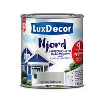 Impregnuojanys dažai medienai LuxDecor Njord, 0,75l, Rytinis šerkšnas