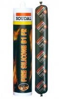 Ugniai atsparus silikonas SOUDAL Fire Silicone B1 FR, 600 ml, 300 ml tūtelė