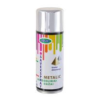 Aerozoliniai dažai metalo efekto SAVEX Chromo spalvos