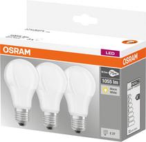 LED lemputė Osram CLA75 10W E27 3 vnt. šilta balta