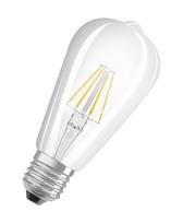 LED lemputė Osram ST64 Šilta balta 2700K E27 6.5W