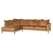 Kampinė sofa LARTES KK, ruda