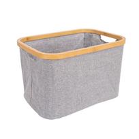 Krepšys MAX GREY 38x27xH25cm, šviesiai pilkas