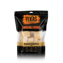 Cukrinio klevo rūkymo kaladėlės TEXAS CLUB 1kg