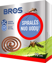 Spiralės nuo uodų BROS 10 vnt.