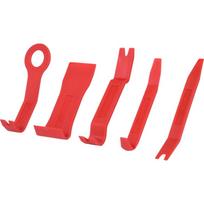 Plastikinių įrankių rinkinys KS TOOLS 5 dalių automobilių apdailos detalių nuėmimui