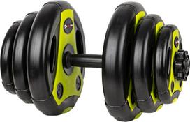 Keičiamo svorio hantelis inSPORTline 3–18 kg Black-Green