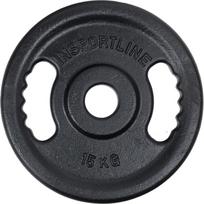 Ketaus olimpinė svarmenų plokštė inSPORTline Castblack OL 15 kg 50 mm